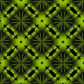 Grunge ornamental green 3d vector seamless pattern. Surface textured grungy background. Embroidery style abstract floral ornament