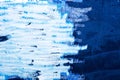 Grunge paint wall textures in blue color Royalty Free Stock Photo