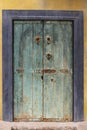 Grunge painted door