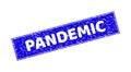 Grunge PANDEMIC Scratched Rectangle Watermark