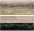 Grunge Parchment Banners or Headers Royalty Free Stock Photo