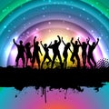 Grunge party background Royalty Free Stock Photo