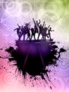 Grunge party background Royalty Free Stock Photo