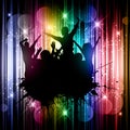 Grunge party background Royalty Free Stock Photo