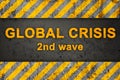 Grunge Pattern with Text (Global Crisis)