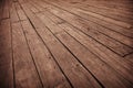 Grunge photographic background - diagonal old wooden floor board