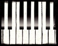 Grunge piano