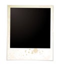 Grunge plain polaroid Royalty Free Stock Photo