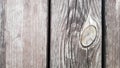 Grunge plank wood texture background. Close up of gray wooden fence panels Royalty Free Stock Photo