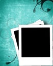 Grunge polaroid background Royalty Free Stock Photo