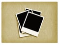 Grunge polaroids Royalty Free Stock Photo