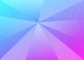 Vector Blue and Pink Gradient Background with Triangles and Grunge Texture Royalty Free Stock Photo