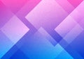 Vector Blue and Pink Gradient Geometric Background with Polygons and Grungy Pattern Royalty Free Stock Photo