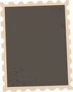Grunge Postage Stamp Frame Royalty Free Stock Photo