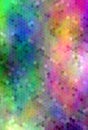 Grunge Psychedelic Hexagons Background Royalty Free Stock Photo