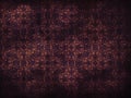 Grunge purple flower pattern background Royalty Free Stock Photo