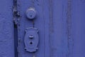 Grunge Purple Painted Door