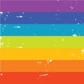 Grunge rainbow background vector