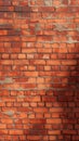Grunge red brick wall texture, loft building background, masonry Royalty Free Stock Photo