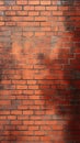 Grunge red brick wall texture, loft building background, masonry Royalty Free Stock Photo