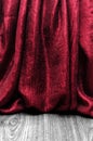 Grunge red curtain Royalty Free Stock Photo