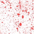 Grunge Red Ink Splatter Texture Blotches Royalty Free Stock Photo