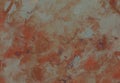 Grunge red marble background wall in old grunge spilled watercolor stone paint, marble liquid worn cement