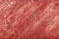 Grunge red painted plaster wall background Royalty Free Stock Photo