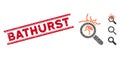 Textured Bathurst Line Stamp with Collage Debugger Explorer Icon