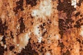 Grunge retro rusty metal texture or background Royalty Free Stock Photo