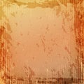Grunge retro vintage paper texture, grungy old orange yellow background