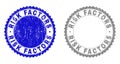 Grunge RISK FACTORS Textured Stamp Seals