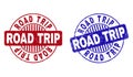 Grunge ROAD TRIP Textured Round Watermarks