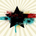 Grunge Rock Star Background