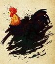 Grunge Rooster