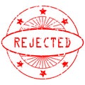 Grunge round stamp - rejected