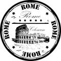 Rome rubber stamp.