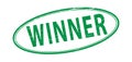 Winner green rubber stamp vector illustration Royalty Free Stock Photo