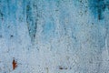 Grunge rusted metal texture, blue oxidized metal background. Old metal iron panel. Blue metallic rusty surface. Royalty Free Stock Photo