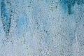 Grunge rusted metal texture, blue oxidized metal background. Old metal iron panel. Blue metallic rusty surface. Royalty Free Stock Photo