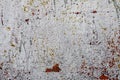 Grunge rusted metal texture, gray oxidized metal background. Old metal iron panel. Gray metallic rusty surface. Royalty Free Stock Photo