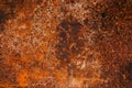 Grunge rusted metal texture, rust and oxidized metal background. Old metal iron panel Royalty Free Stock Photo