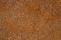 Grunge rusted metal texture. Rusty corrosion and oxidized background. Worn metallic iron panel. Royalty Free Stock Photo