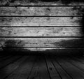 Grunge rustic real wood planks, floor and wall Royalty Free Stock Photo