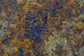 Grunge rusty metal plate Royalty Free Stock Photo