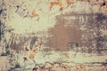 Grunge rusty old metal texture, vintage image, abstract background Royalty Free Stock Photo