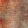 Grunge rusty orange brown grey wall or parchment old paper, also look like ground stone or rock texture, marbled wall Royalty Free Stock Photo