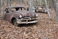 Grunge Rusty Vintage Cars. Royalty Free Stock Photo