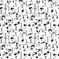 Grunge seamless pattern. Vector