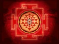 Grunge Shree Yantra Royalty Free Stock Photo